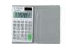 Immagine di Calcolatrice tascabile solare e batteria Q-Connect - 12 cifre - grigio KF01603