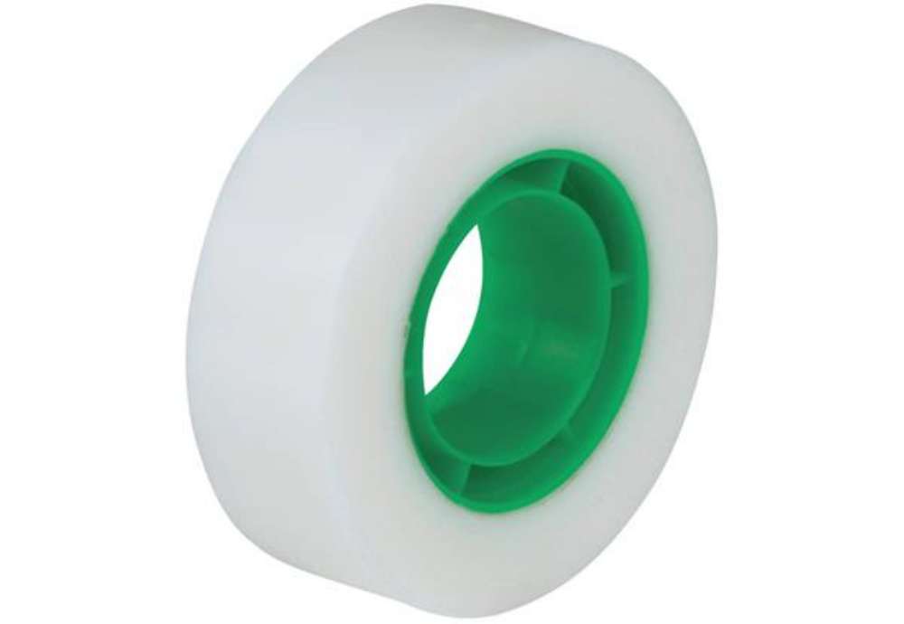 Immagine di Nastro adesivo scrivibile Q-Connect in PPL opaco invisibile 19 mm x 33 m - KF02164