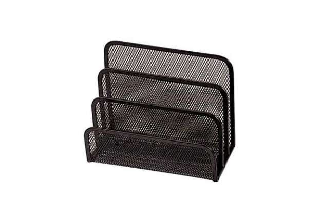 Immagine di Sparticarte in metallo Q-Connect 17x13,5x8,3 cm nero KF00876