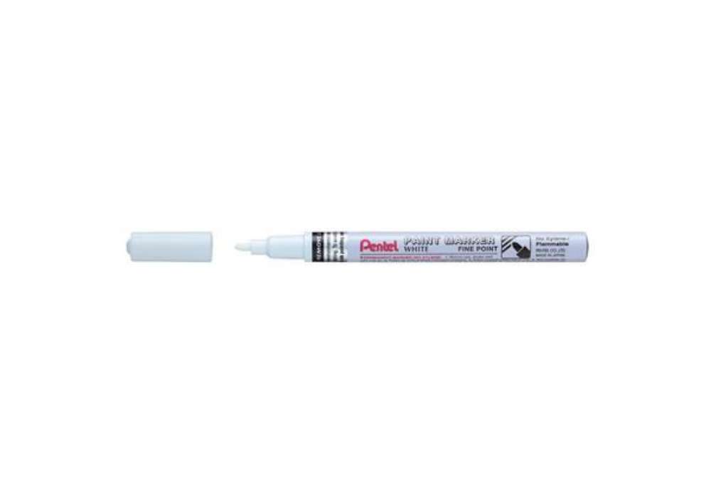 Immagine di Marcatore a vernice Pentel Paint Marker MSP10 2.9 mm bianco MSP10-W