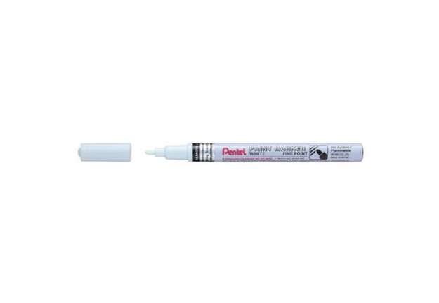 Immagine di Marcatore a vernice Pentel Paint Marker MSP10 2.9 mm bianco MSP10-W