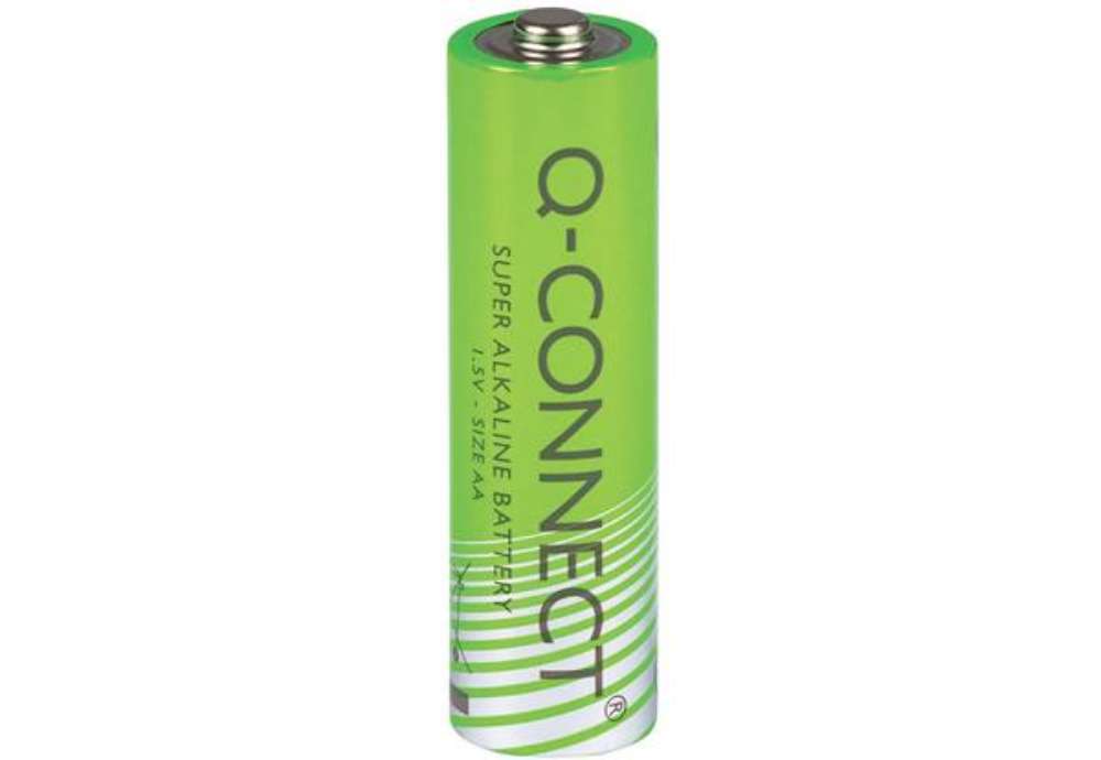 Immagine di Batteria alcalina Q-Connect AA/LR6 1.5 V - conf. 4 pz in blister - KF00489