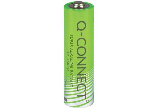 Immagine di Batteria alcalina Q-Connect AA/LR6 1.5 V - conf. 4 pz in blister - KF00489