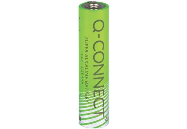 Immagine di Batteria alcalina Q-Connect AAA/LR03 1.5 V - conf. 4 pz in blister - KF00488