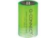 Immagine di Batteria alcalina Q-Connect D/LR20 1.5 V - conf. 2 pz in blister - KF00491