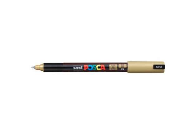 Immagine di Marcatore a tempera POSCA Uni-Ball punta tonda 0,7 mm oro M PC1MR ORO