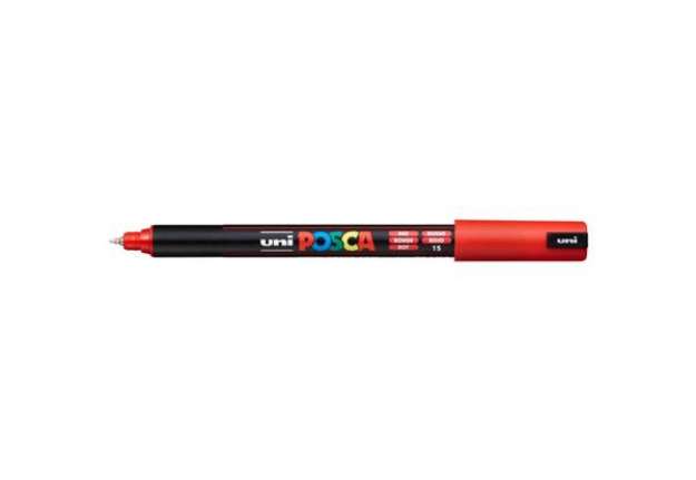 Immagine di Marcatore a tempera POSCA Uni-Ball punta tonda 0,7 mm rosso M PC1MR R