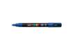 Immagine di Marcatore a tempera POSCA Uni-Ball punta tonda 0,9-1,3 mm blu scuro M PC3M B
