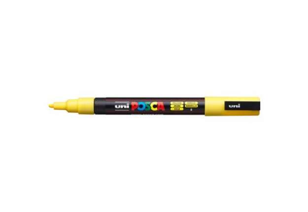 Immagine di Marcatore a tempera POSCA Uni-Ball punta tonda 0,9-1,3 mm giallo M PC3M G