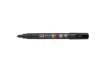 Immagine di Marcatore a tempera POSCA Uni-Ball punta tonda 0,9-1,3 mm nero M PC3M N