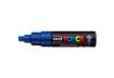 Immagine di Marcatore a tempera POSCA Uni-Ball punta a scalpello 8 mm blu M PC8K B
