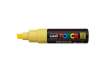 Immagine di Marcatore a tempera POSCA Uni-Ball punta a scalpello 8 mm giallo M PC8K G