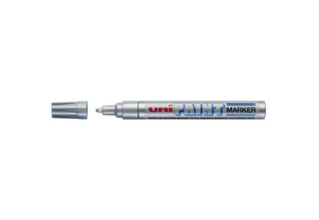 Immagine di Marcatore permanente PAINT punta tonda 2,8 mm ARGENTO M PX20 ARG