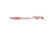 Immagine di Penna a sfera inchiostro gel Q-Connect con cappuccio 0,5 mm rosso - conf. 10 pezzi - KF21718