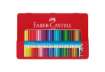 Immagine di Matite colorate Faber-Castell Colour Grip assortiti astuccio di metallo da 36 - 112435