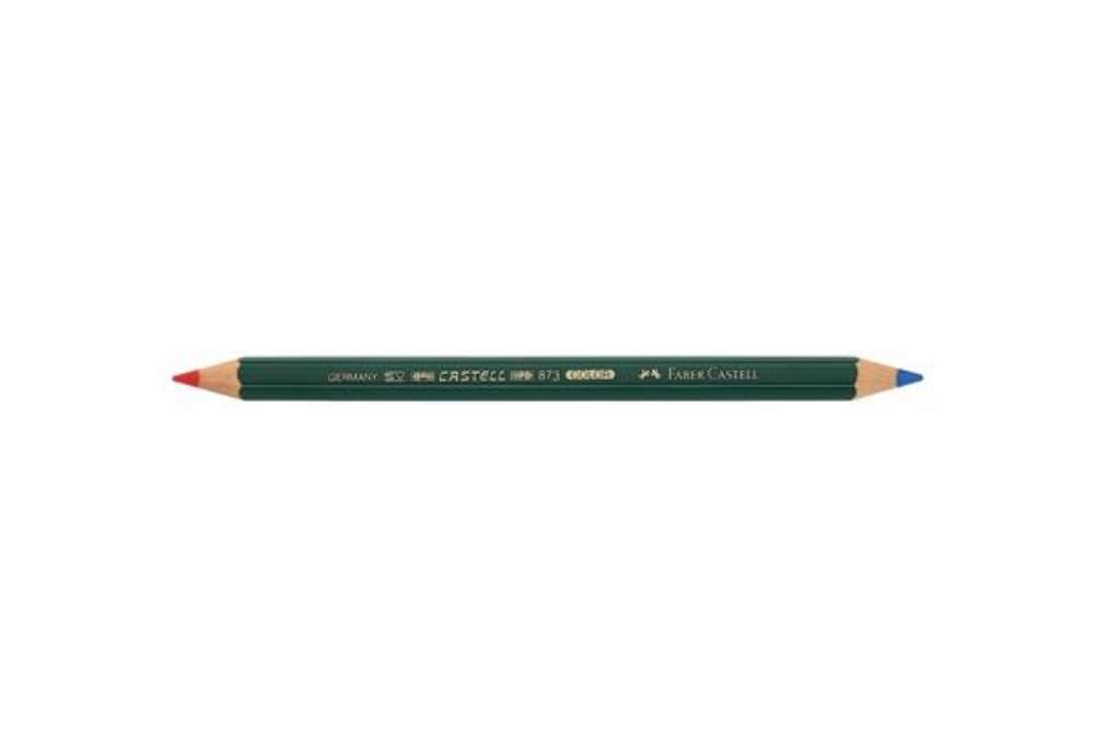 Immagine di Matita bicolore Faber-Castell CASTELL Color 873 rossa e blu 117500