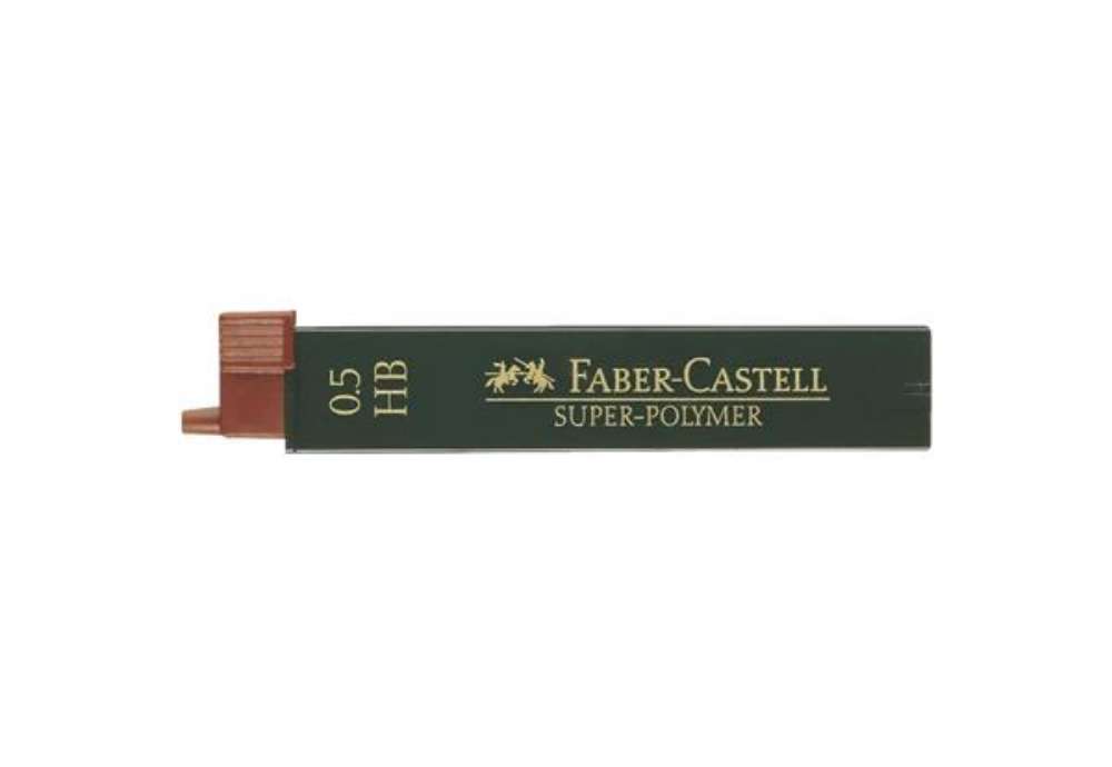 Immagine di Astuccio 12 mine HB Faber-Castell Super Polymer 0,5 mm 120500