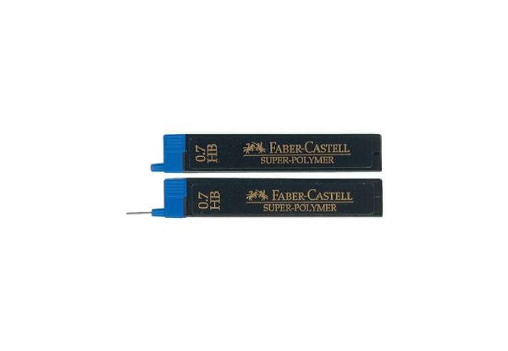 Immagine di Astuccio 12 mine HB Faber-Castell Super Polymer 0,7 mm - 120700