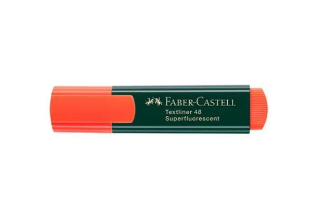 Immagine di Evidenziatore Faber-Castell Textliner 48 Refill tratto 1-2-5 mm arancione fluo 154815