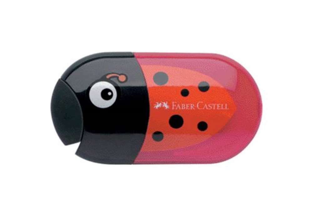 Immagine di Temperamatite 2 fori Faber-Castell Animals Coccinella 183526