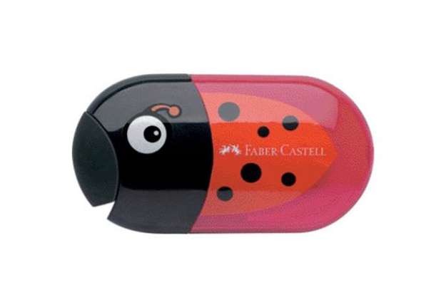 Immagine di Temperamatite 2 fori Faber-Castell Animals Coccinella 183526