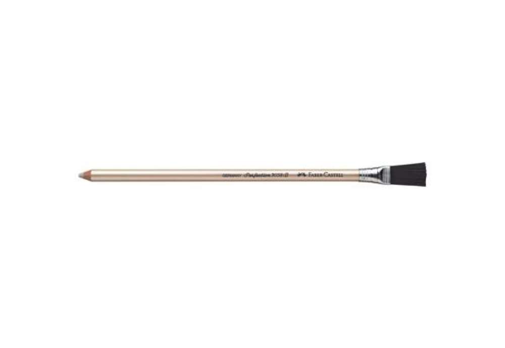Immagine di Gomma a penna Faber-Castell Perfection 7058-B con spazzolino per dattilo bianca 185800