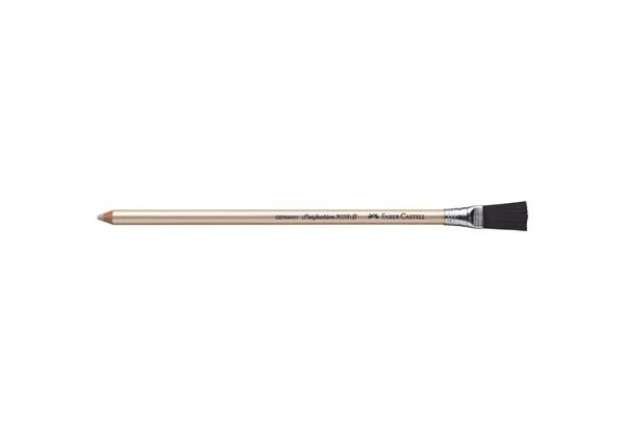 Immagine di Gomma a penna Faber-Castell Perfection 7058-B con spazzolino per dattilo bianca 185800