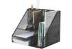 Immagine di Portaoggetti Q-Connect  34,5x29x29,5 cm nero grande - 8 scomparti KF18473