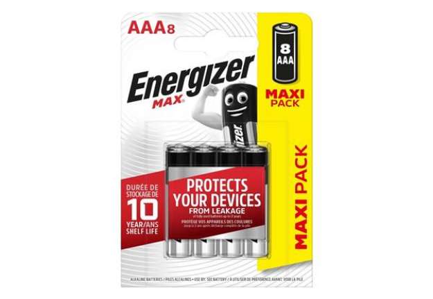 Immagine di Batterie ENERGIZER Max AAA  conf. da 8 - E300835800