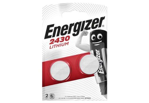 Immagine di Batterie al litio a bottone Energizer Lithium BP2 - CR2430 conf. da 2 - E300830303