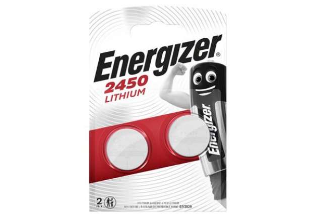 Immagine di Batterie al litio a bottone Energizer Lithium BP2 - CR2450 conf. da 2 - E300830703