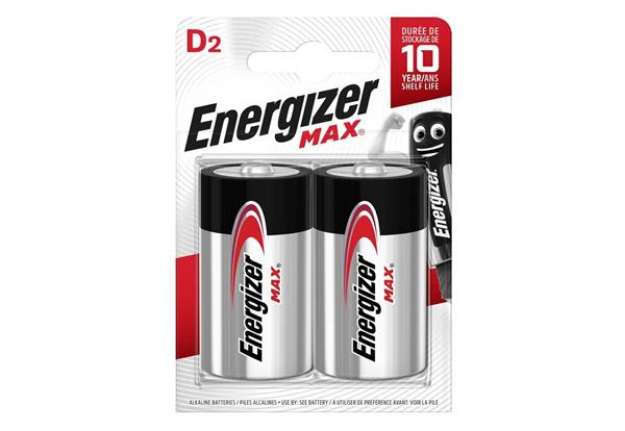 Immagine di Batterie ENERGIZER Max D  conf. da 2 - E302306800