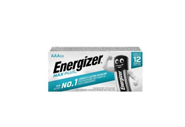Immagine di Batterie ENERGIZER Max Plus AAA  conf. da 20 - E301322900