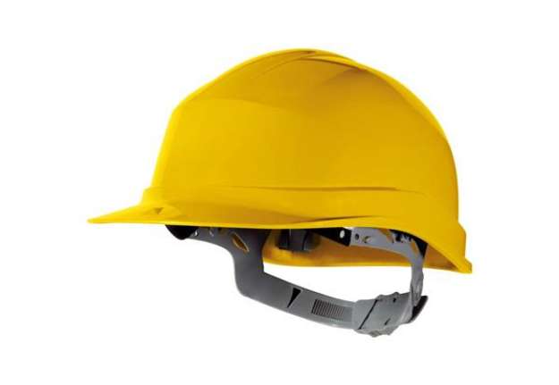 Immagine di Elmetto da cantiere DELTA PLUS Zircon 1 polietilene giallo - ZIRC1JA