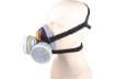 Immagine di Semi maschera Delta Plus in PPL extra comfort predisposta per 2 filtri (non inclusi) nero-grigio - M