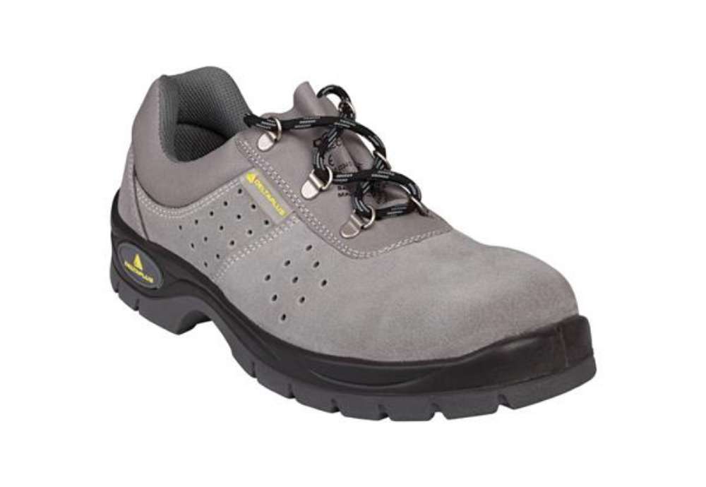 Immagine di Scarpe da lavoro DELTA PLUS basse Fennec3 S1P - pelle scamosciata grigio - 44 - FEN3PGR44