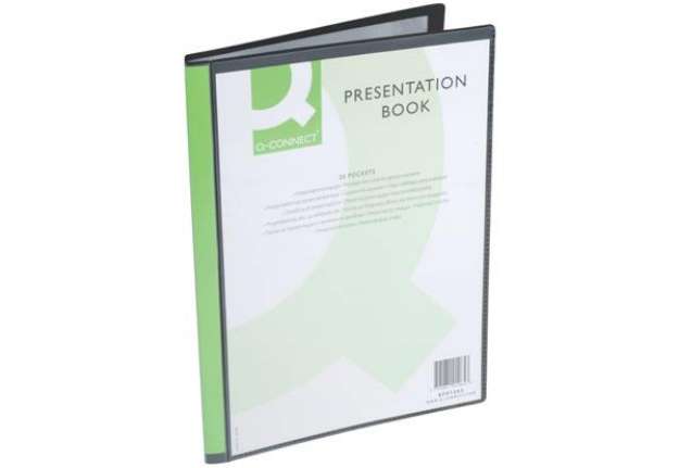 Immagine di Portalistino personalizzabile Q-Connect A4 apertura superiore 20 buste KF01265