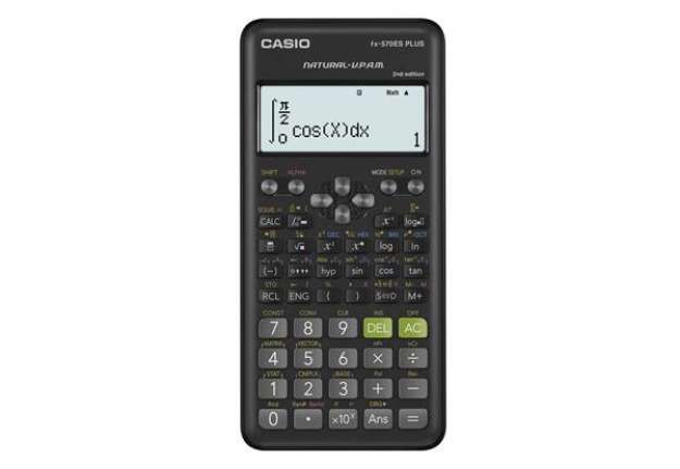 Immagine di Calcolatrice scientifica Casio FX-570ES PLUS con 417 funzioni. Ammessa alla Maturità - FX-570ESPLUS-