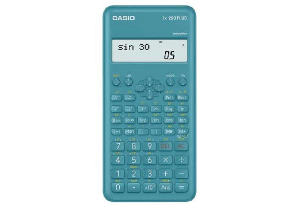 Immagine di Calcolatrice scientifica Casio con 181 funzioni. Ammessa alla Maturità - FX-220PLUS-2-W-EH