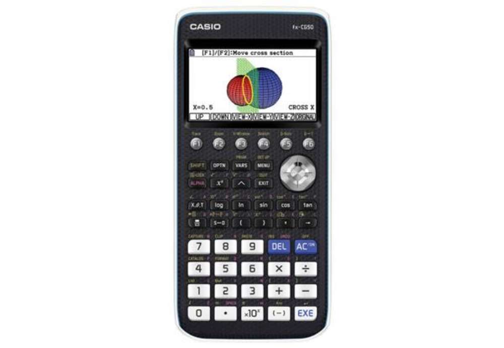 Immagine di Calcolatrice grafica Casio nera senza CAS con oltre 65.000 colori Ammessa alla Maturità  - FX-CG50-W