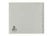 Immagine di Divisori alfabetici Q-Connect A-Z metà altezza 23x21 cm grigio 24 pagine KF01808
