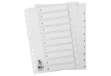 Immagine di Divisore numerico Q-Connect bianco 22,5x29,7 cm ppl 1-10 KF00177