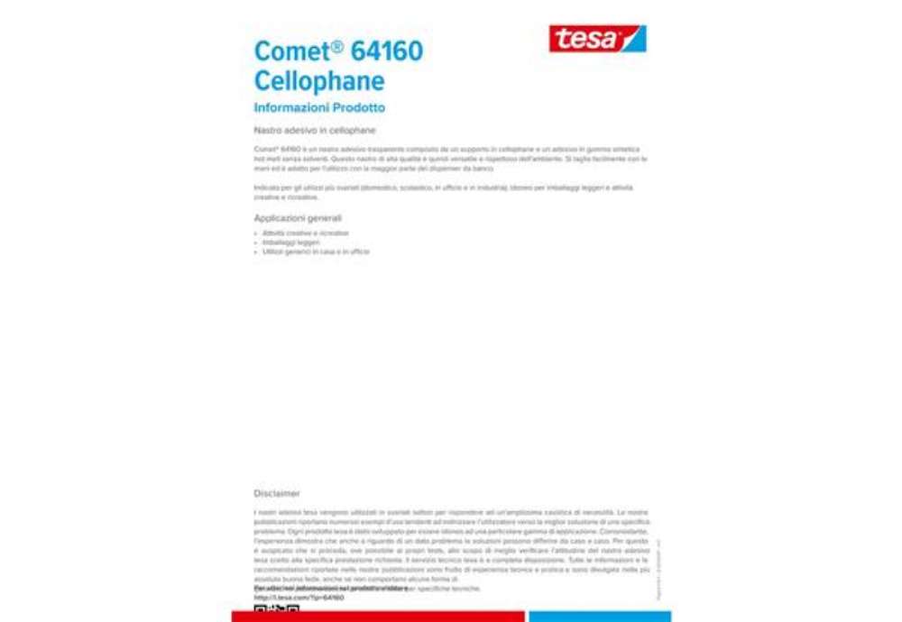 Immagine di Nastro adesivo trasparente Comet CELLO 64-160 cellophane 15 mm x 10 m 64160-00027-01
