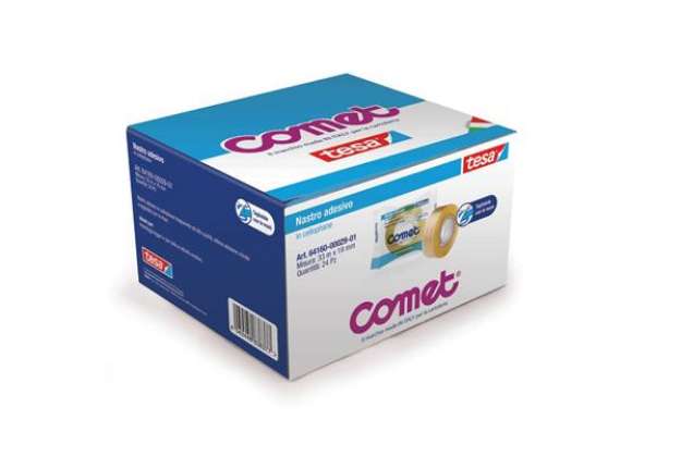 Immagine di Nastro adesivo trasparente Comet CELLO 64-160 cellophane 19 mm x 33 m 64160-00029-01