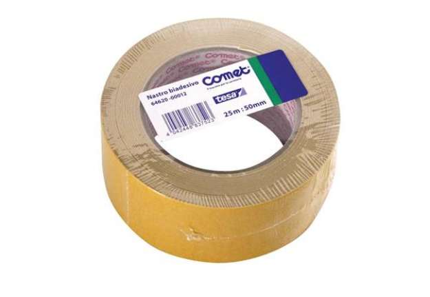 Immagine di Nastro biadesivo Comet per pavimenti universale - Permanente 50 mm x 25 m 64620-00012-00