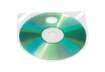 Immagine di Custodia autoadesiva per CD/DVD Q-Connect 12,6x12,6 cm trasparente Conf. 10 pezzi - KF27032