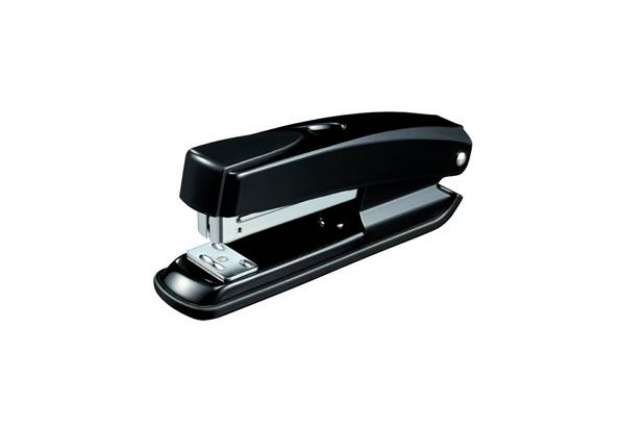 Immagine di Cucitrice da tavolo Q-Connect 20 ff metallo nero profondità cucitura 9,5 cm KF01231