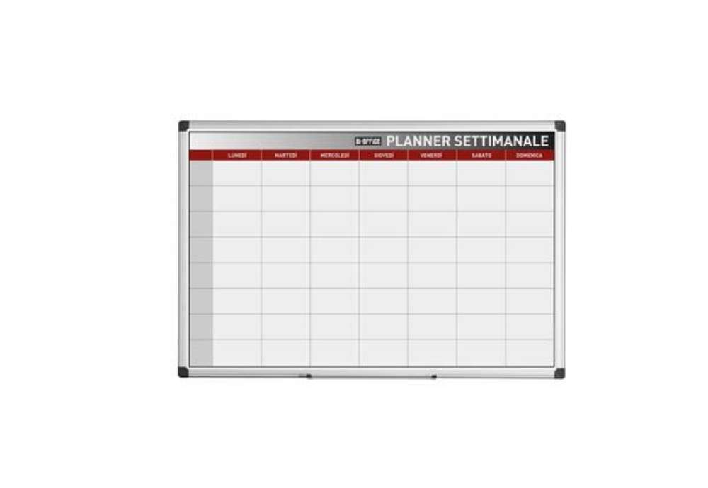 Immagine di Planning Bi-office settimanale magnetico 90x60 cm bianco GA03266170