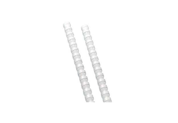 Immagine di Dorsi a spirale Q-Connect A4 bianco 12 mm - fino a 95 fogli Conf. 100 pezzi - KF24023