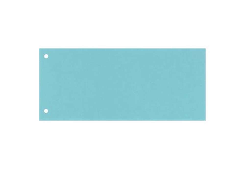 Immagine di Separatore per archivio con due fori Q-Connect 24x10,5 cm 190 g/m² blu conf. da 100 - KF00512